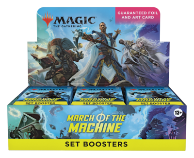Magic: March of the Machine - Set Booster Display