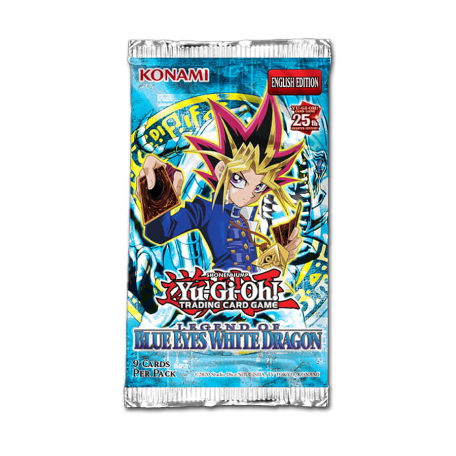 YuGiOh! Legendary Collection 25th Anniversary Legend of BlueEyes White Dragon Booster