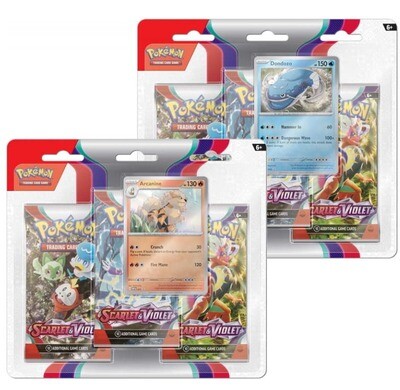 Pokémon - Scarlet & Violet - 3-Pack Blister Set - EN (2)