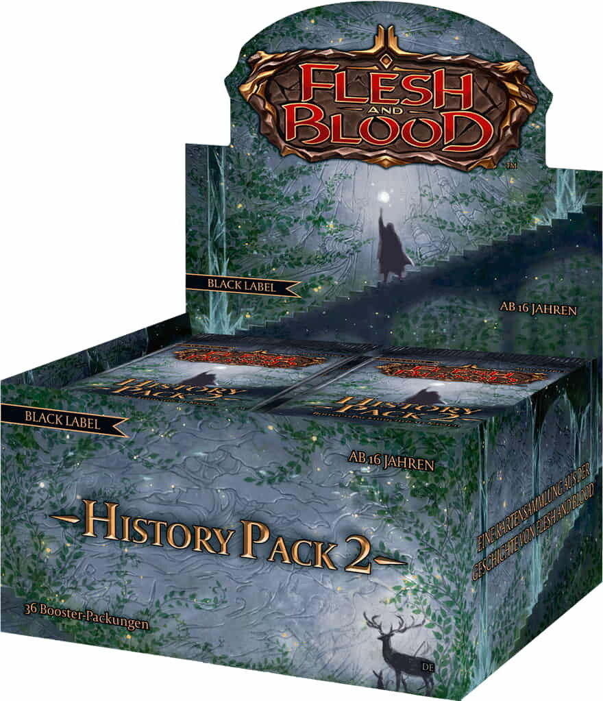 Flesh &amp; Blood - History Pack 2 -  Booster Display  - DE