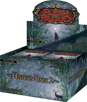 Flesh &amp; Blood - History Pack 2 -  Booster Display  - DE