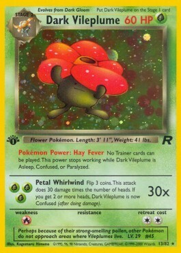 Dark Vileplume (13/82) - Played - EN