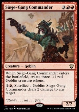 Siege-Gang Commander  (Rare-ONC)