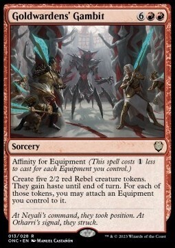 Goldwardens&#39; Gambit (Rare-ONC)