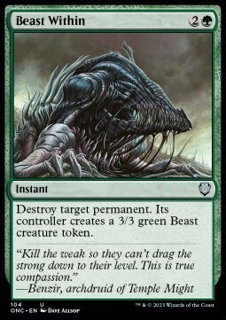 Beast Within (Uncommon-ONC)