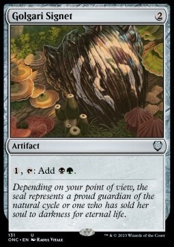 Golgari Signet (Uncommon-ONC)