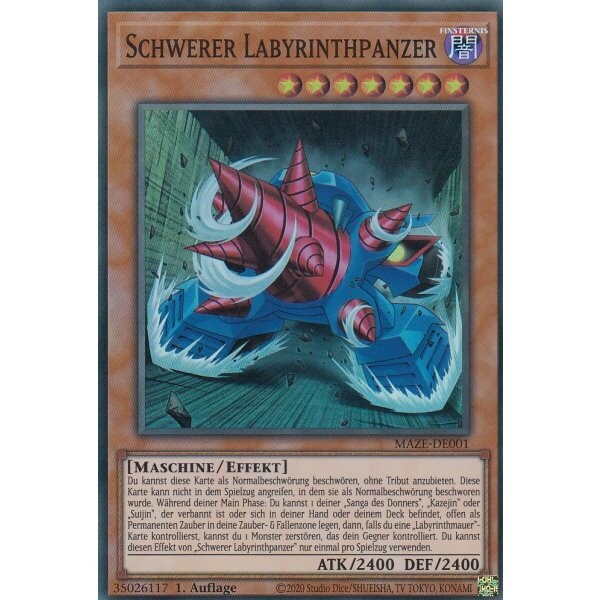 Schwerer Labyrinthpanzer (Super Rare - MAZE)