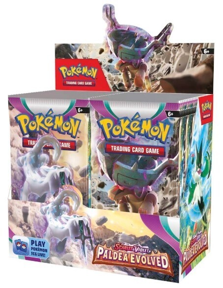 Pokémon - Karmesin & Purpur - Entwicklungen in Paldea - Booster Display - EN