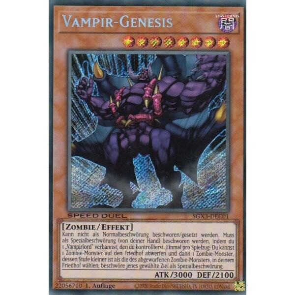 Vampir-Genesis (Secret Rare - SGX3)