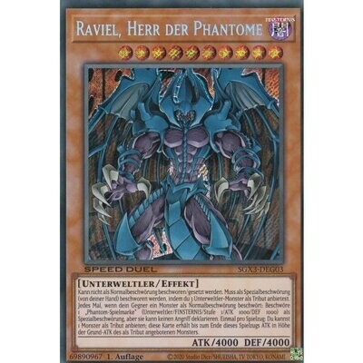 Raviel, Herr der Phantome (Secret Rare - SGX3)