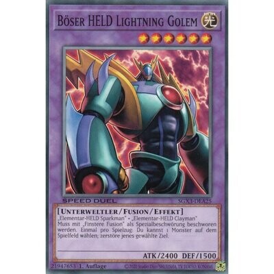 Böser HELD Lightning Golem (SGX3)