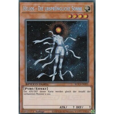 Helios - Die ursprüngliche Sonne (Secret Rare - SGX3)
