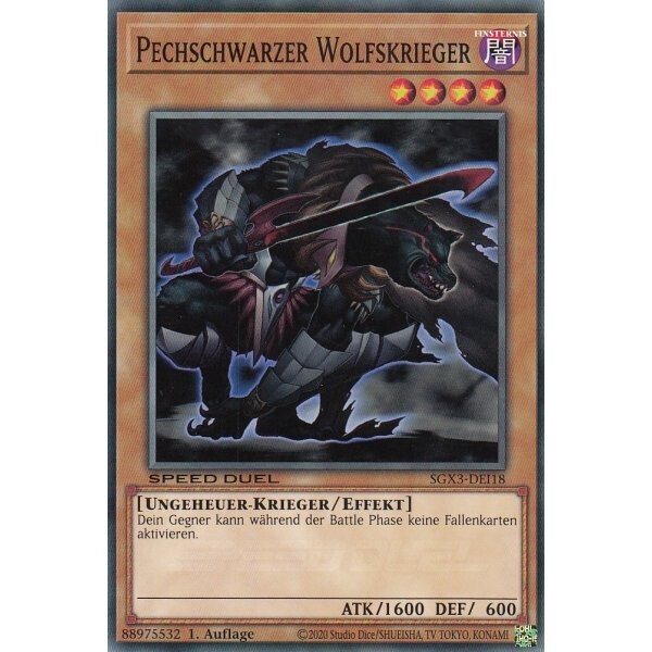 Pechschwarzer Wolfskrieger (SGX3)