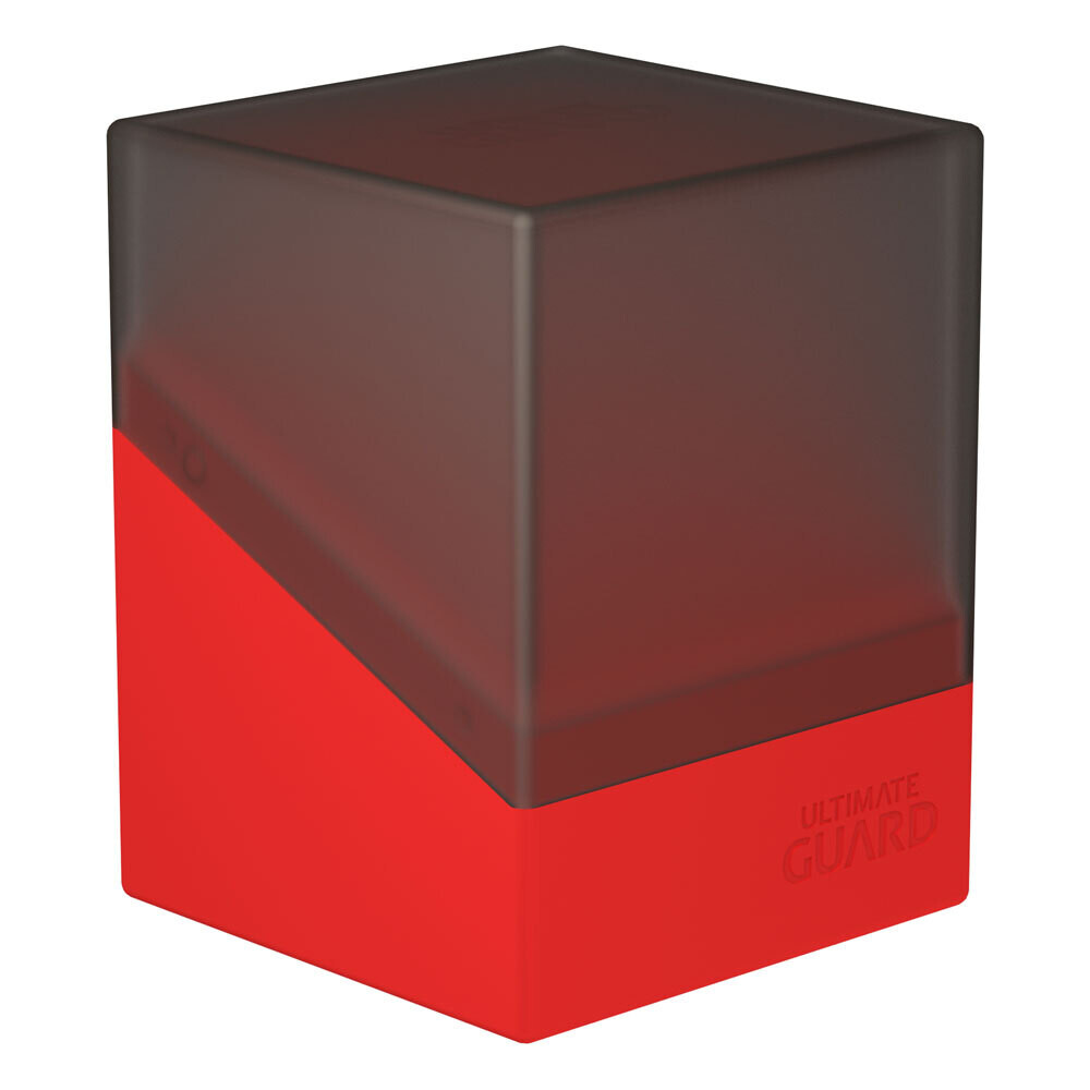 Ultimate Guard - Boulder Deck Case 100+ SYNERGY - Black/ Red