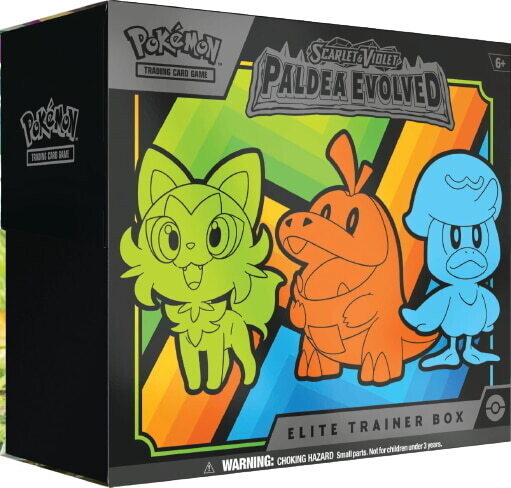 Pokémon - Karmesin & Purpur - Entwicklungen in Paldea - Top-Trainer Box - DE