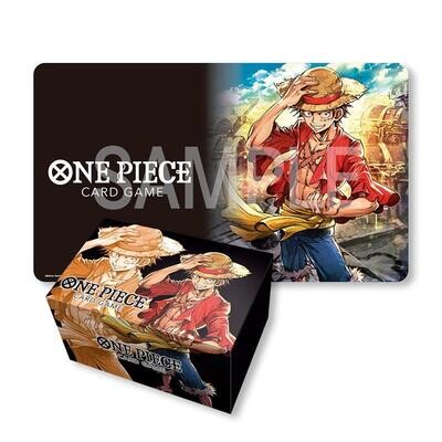 One Piece Card Game - Playmat and Storage Box Set - Luffy