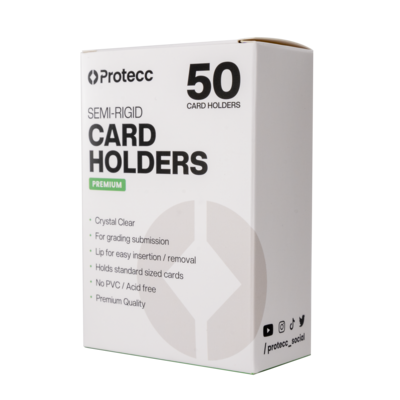 Protecc - Semi-Rigid Card Holder - 50stk