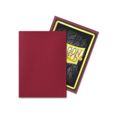 Dragon Shield - Standard Sleeves - Blood Red MATTE (100)