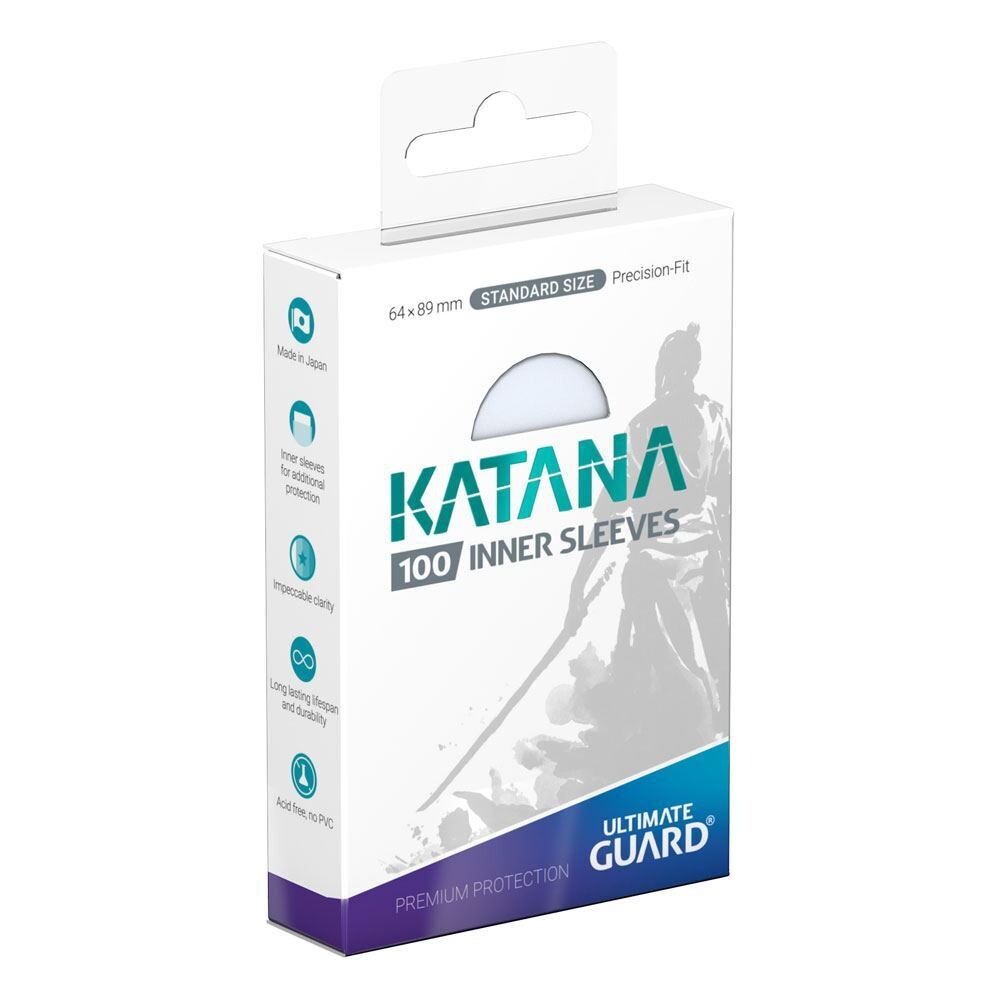 Ultmate Guard - Katana Inner Sleeves Standard Size - Transparent (100)