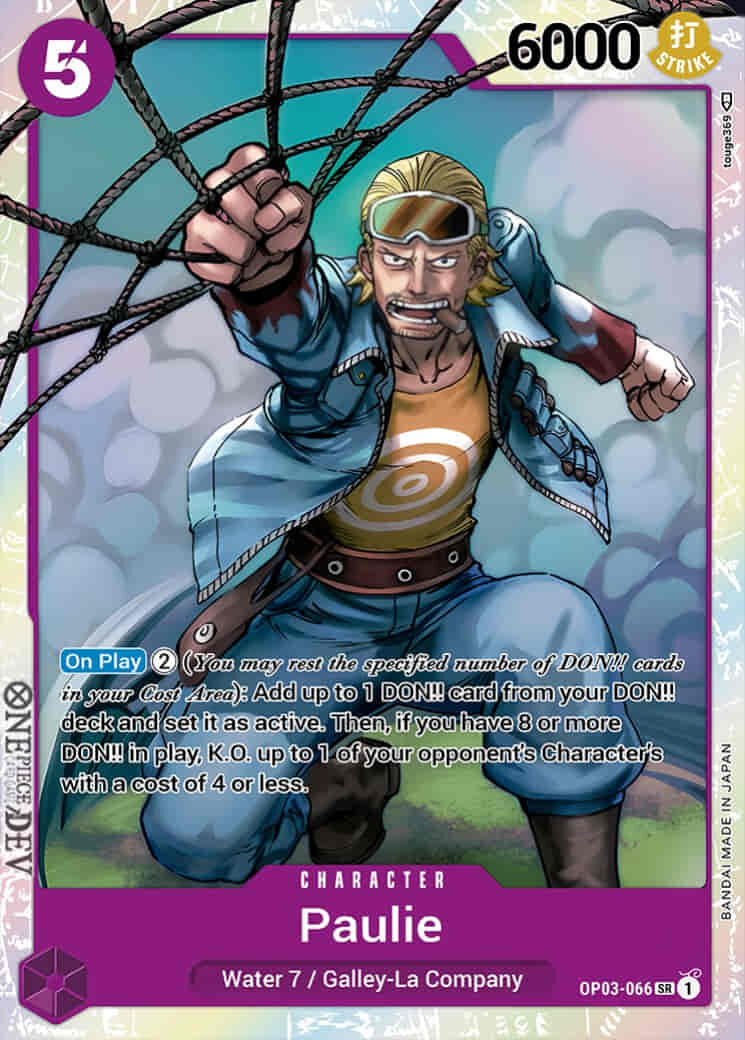 One Piece TCG - Paulie (OP03-066) - EN