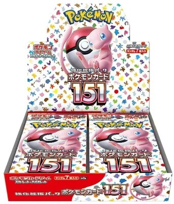 Pokémon - 151 Enhanced Expansion - Booster Display - JPN