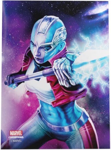 Gamegenic - Marvel Champions Fine Art Sleeves - Nebula