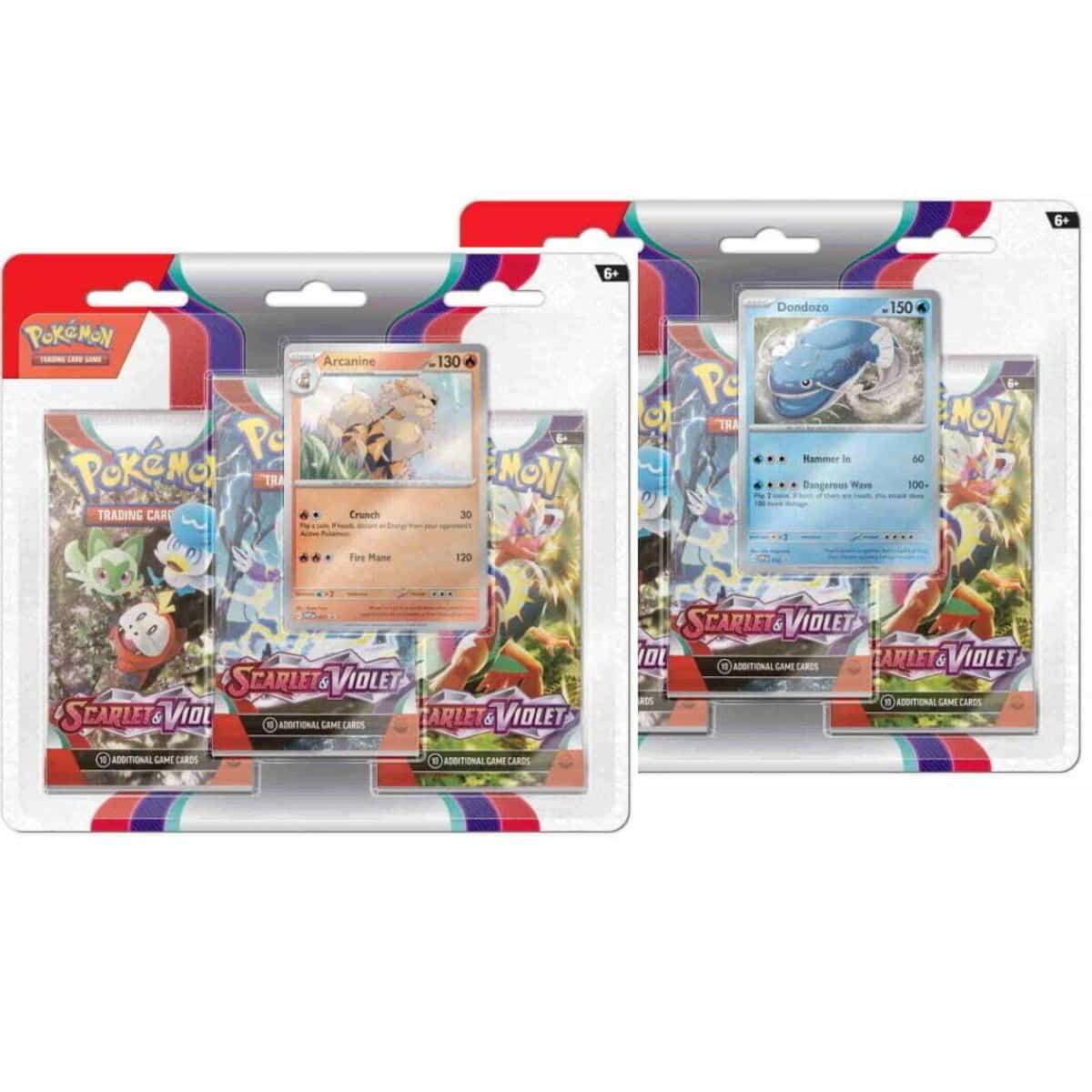 Pokémon - Karmesin & Purpur - 3-Pack Blister - EN