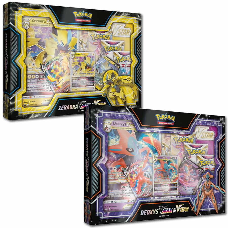 Pokémon - VMAX & VSTAR Kampfbox - Zeraora/Deoxys - EN