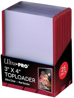 Ultra Pro - Toploader (25x) - Rot