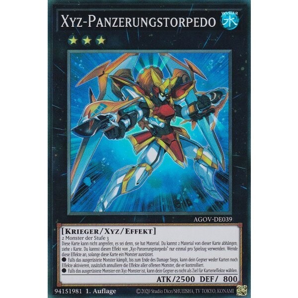 Xyz-Panzerungstorpedo (Super Rare - AGOV)