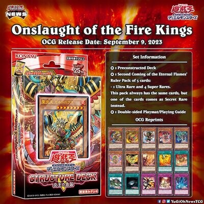 YU-GI-OH! Structure Deck „Die Könige Des Feuers Unlimited“ – Sammelkarten Fürs Trading Card Game