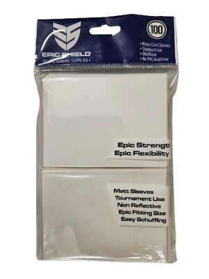 Epic Shield - Standart Size Sleeves - Weiss (100)
