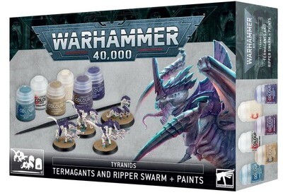 Warhammer 40.000: Tyraniden: Termaganten und Absorberschwarm + Farbset