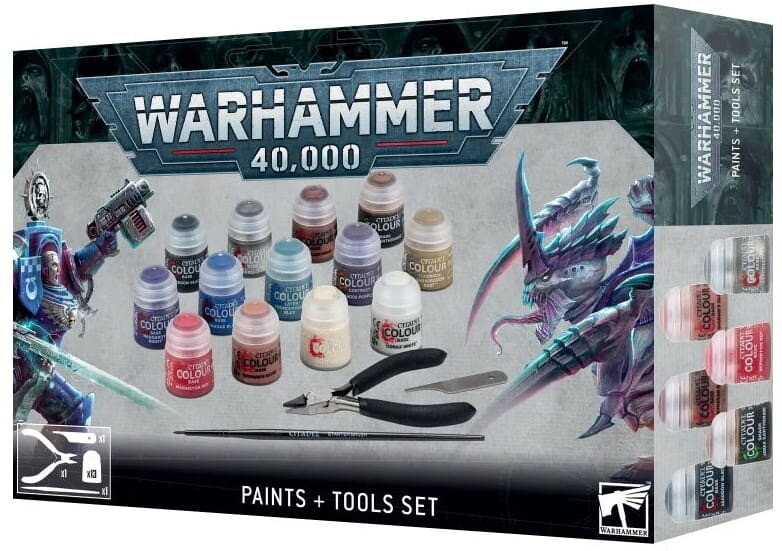 Warhammer 40.000 - Farbenset + Werkzeug