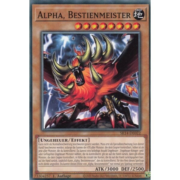 Alpha, Bestienmeister (SR14)