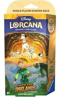 Disney Lorcana - Die Tintenlande - Starter Deck - Bernstein & Smaragd - DE