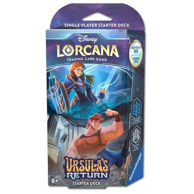 Disney Lorcana - Ursula's Rückkehr - Starter Deck - Sapphier & Stahl - DE