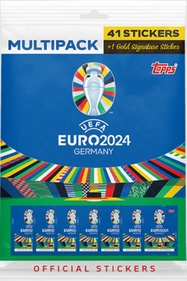 Topps - UEFA EURO 2024 Sticker Collection - Multipack