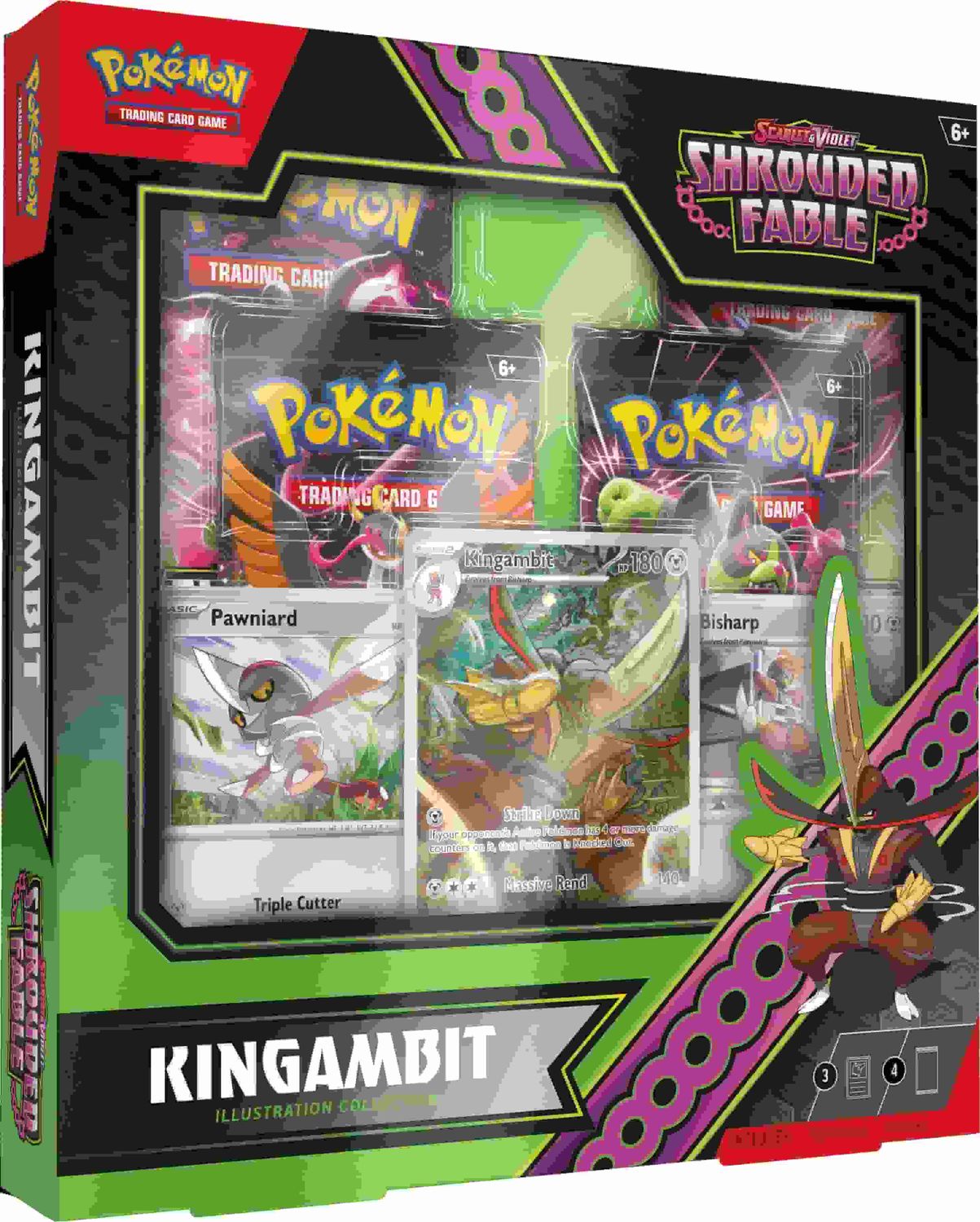Pokémon - Scarlet and Violet - Shrouded Fable - Illustration Rare Collection - Kingambit - FR