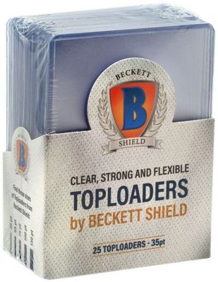 Beckett Shield - Top-loader 35 pt Transparent (25)