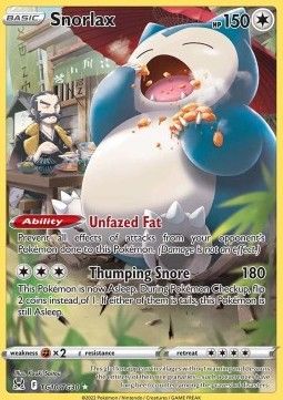 Snorlax (LOR TG10) - Near Mint - EN