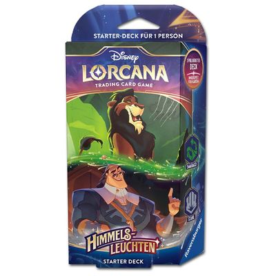 Disney Lorcana - Shimmering Skies - Starter Deck - Emerald &amp; Steel - EN