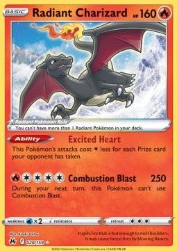 Radiant Charizard (CRZ 020) - Near Mint - EN