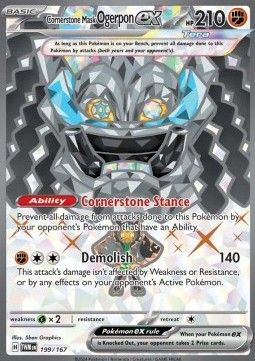 Cornerstone Mask Ogerpon ex (TWM 199) - Near Mint - EN