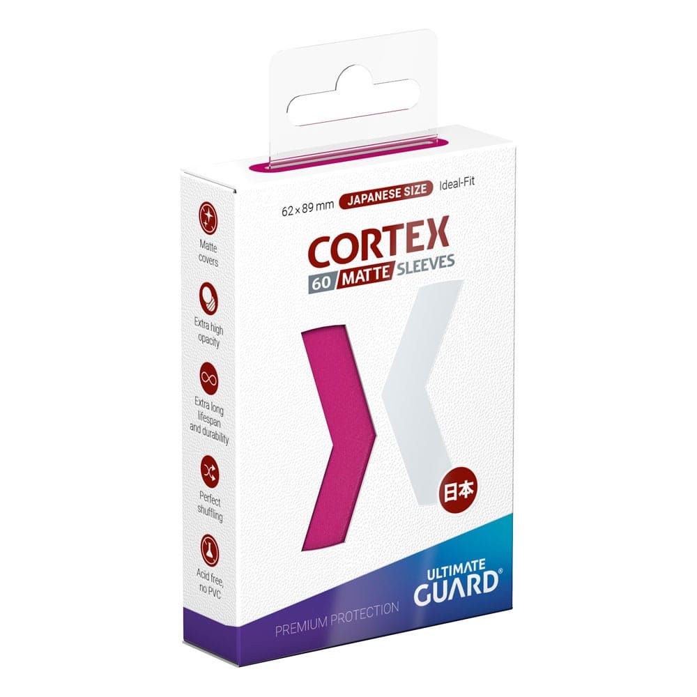 Ultimate Guard - Cortex Sleeves Japanese Size MATTE - Pink (60)