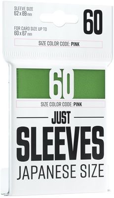 Just Sleeves - Japanese Size - Green (60)