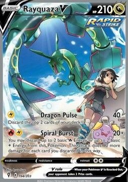 Rayquaza V (EVS 194) - Near Mint - DE