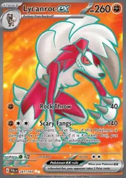 Lycanroc ex (PAL 241) - Near Mint - EN