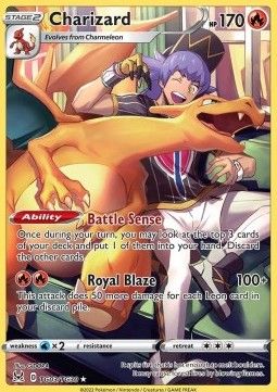 Charizard (LOR TG03) - Near Mint - EN