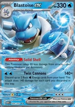 Blastoise ex (MEW 009) - Near Mint - EN